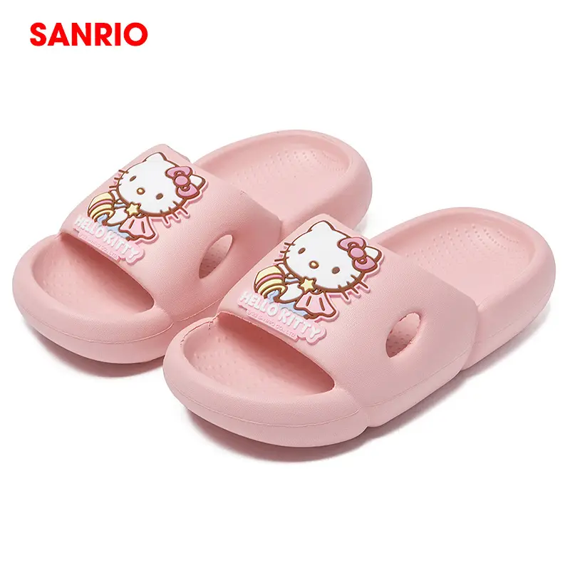 Hello Kitty Slippers Pink Soft Rubber for Girls