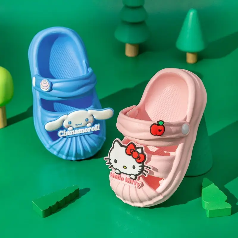 Sanrio Cartoon Sandals for Kids Blue Comfortable
