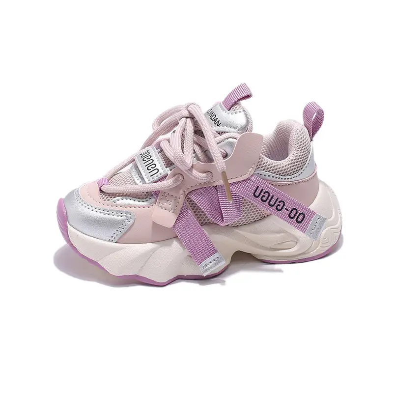 Kids Mesh Sneakers Pastel Comfortable Spring Wear