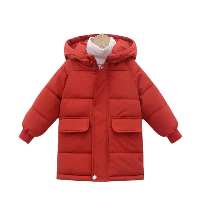 Children's Hooded Puffer Jackets Multi Color Winter Warm