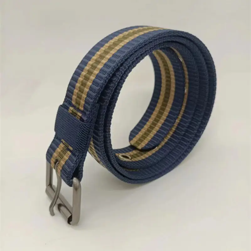 Men Nylon Woven Belt Multi Color Outdoor Casual