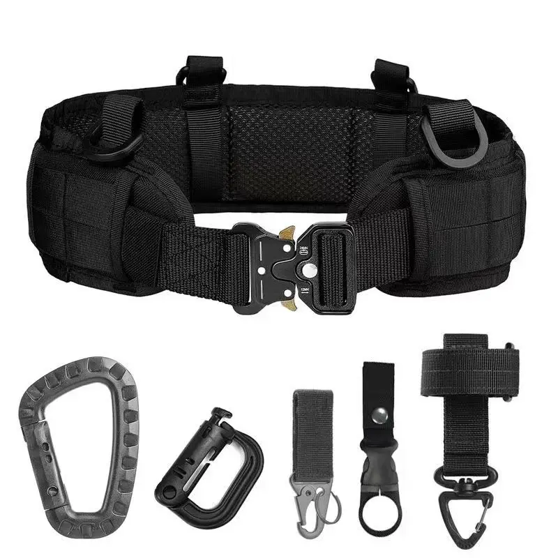 Men Tactical Waist Belt with Quick Release Buckle