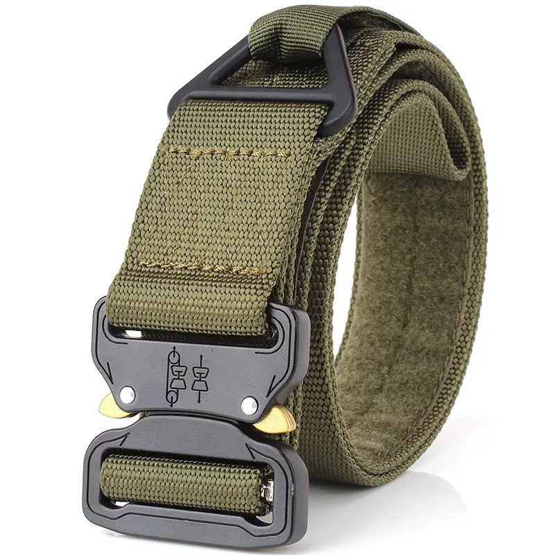 Men Tactical Nylon Belt Black Quick Dry Outdoor
