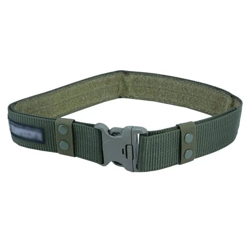 Men Tactical Adjustable Elastic Belt Khaki Black Green