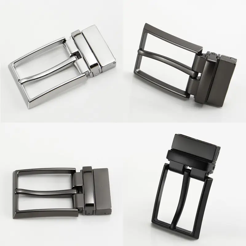 Men's 3.5CM Premium Pin Buckle Belt Black