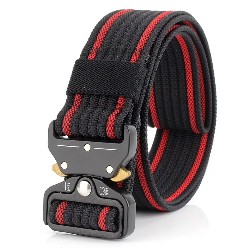 Men Tactical Quick Release Belt Blue