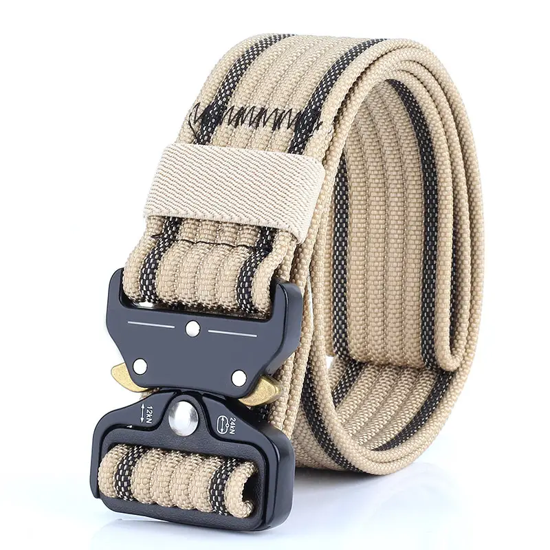 Men Tactical Quick Release Belt Blue