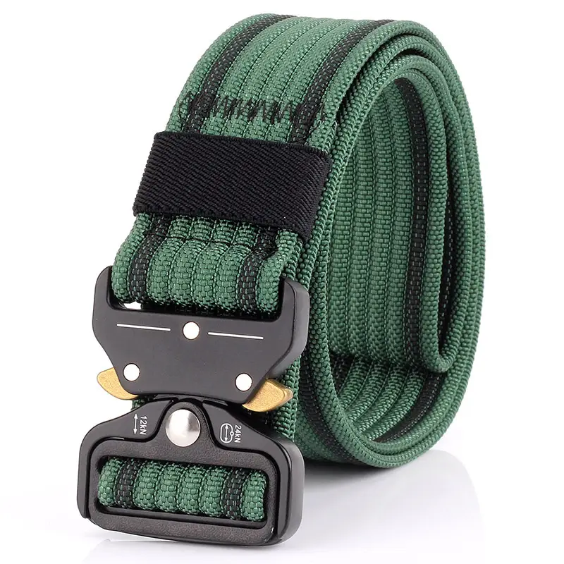 Men Tactical Quick Release Belt Blue