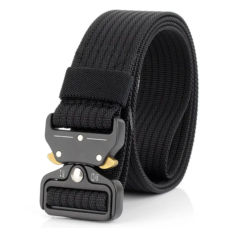 Men Tactical Quick Release Belt Blue