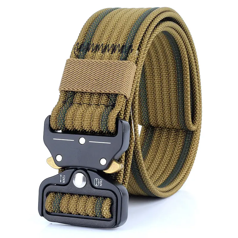 Men Tactical Quick Release Belt Blue