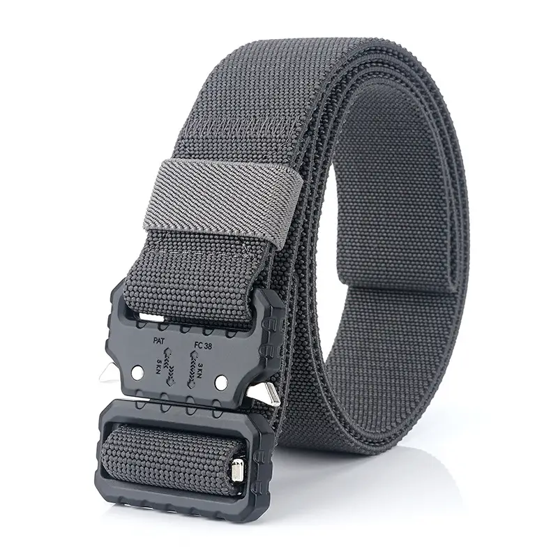 TUSHI Tactical Elastic Belt Khaki Casual Pants Belt