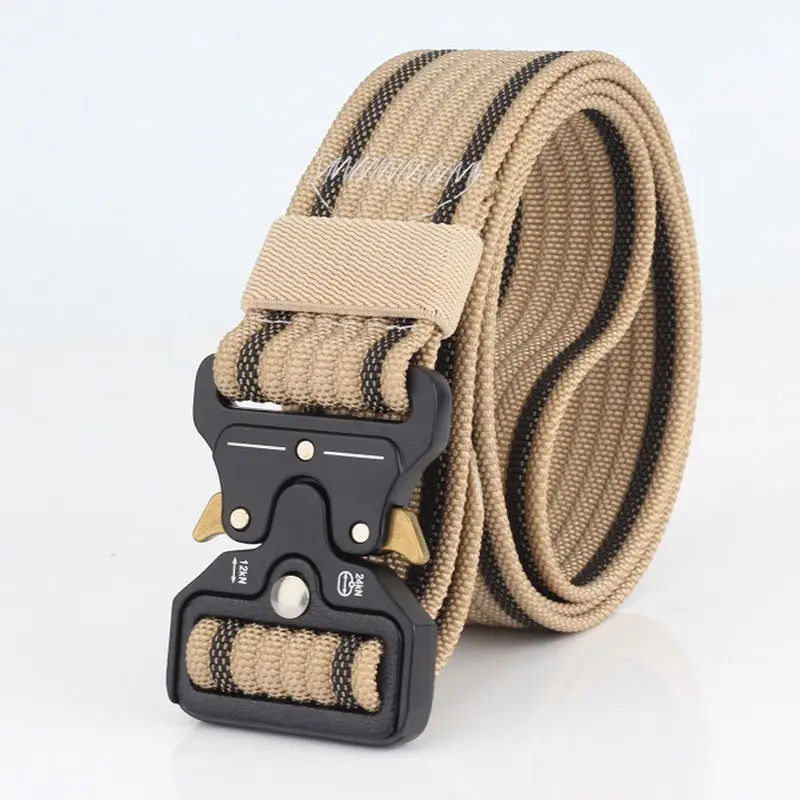 Men Quick Release Cobra Belt Blue Outdoor Sports