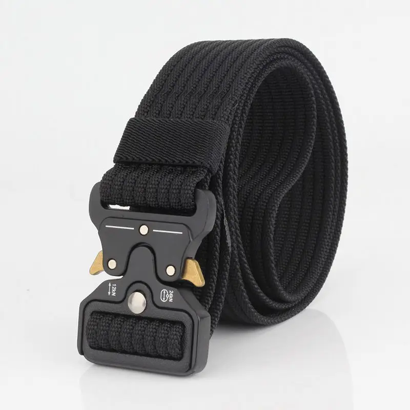 Men Quick Release Cobra Belt Blue Outdoor Sports