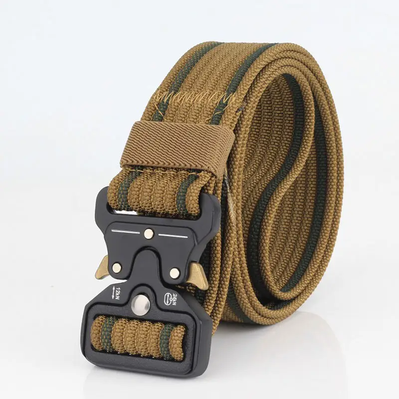Men Quick Release Cobra Belt Blue Outdoor Sports