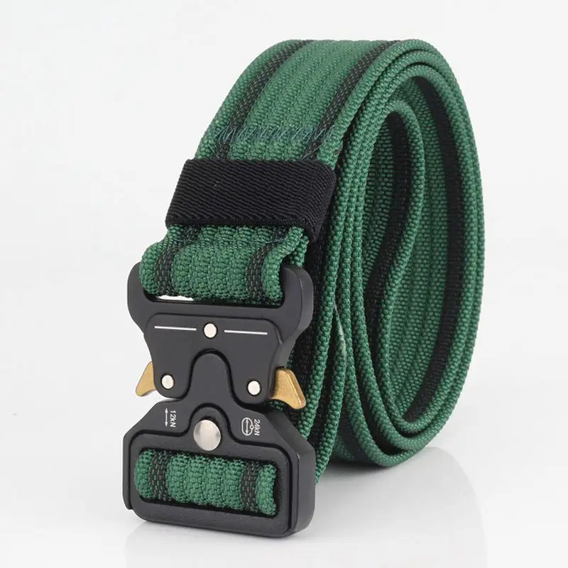 Men Quick Release Cobra Belt Blue Outdoor Sports