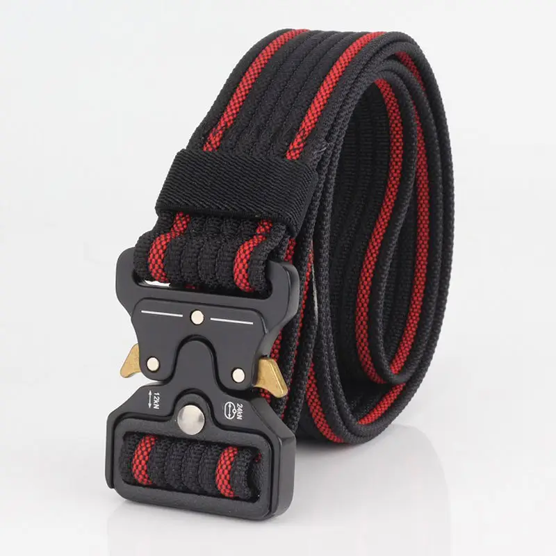 Men Quick Release Cobra Belt Blue Outdoor Sports