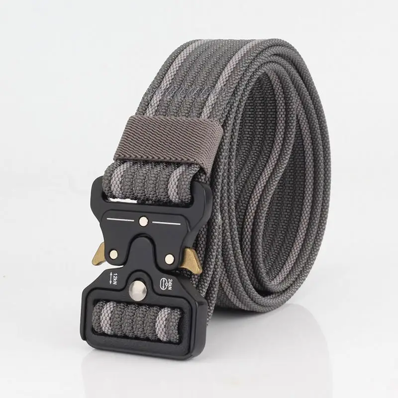 Men Quick Release Cobra Belt Blue Outdoor Sports
