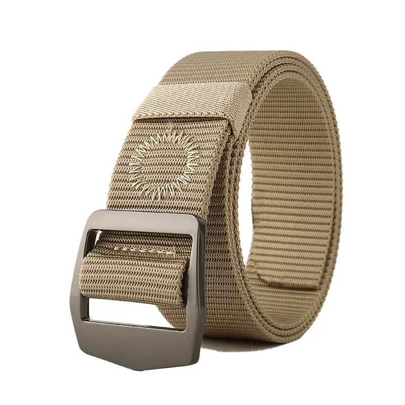 Men Lightweight Nylon Belt Black Japanese Buckle