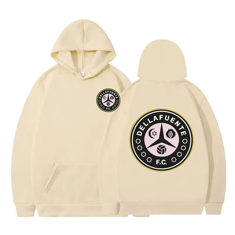 Black Hoodie with DellaFuente FC Print for Women