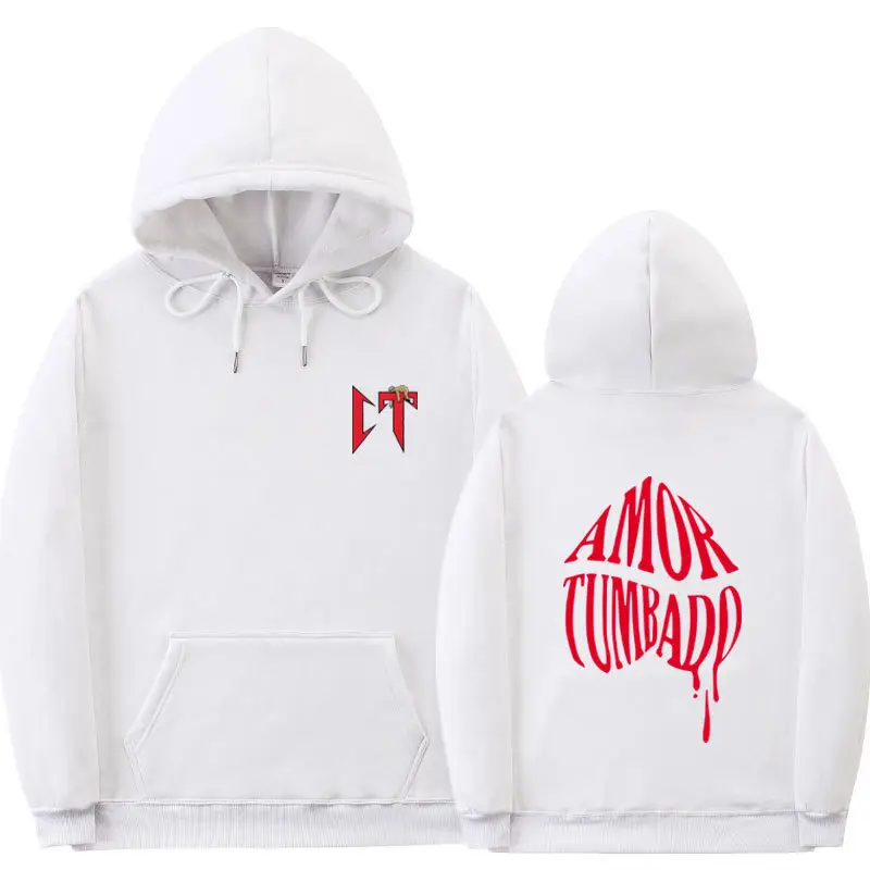 Black Printed Hoodie Men Women Casual Sports Sweatshirt