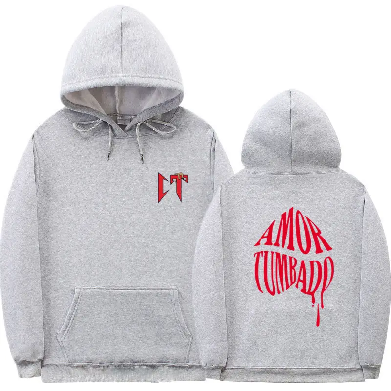 Black Printed Hoodie Men Women Casual Sports Sweatshirt