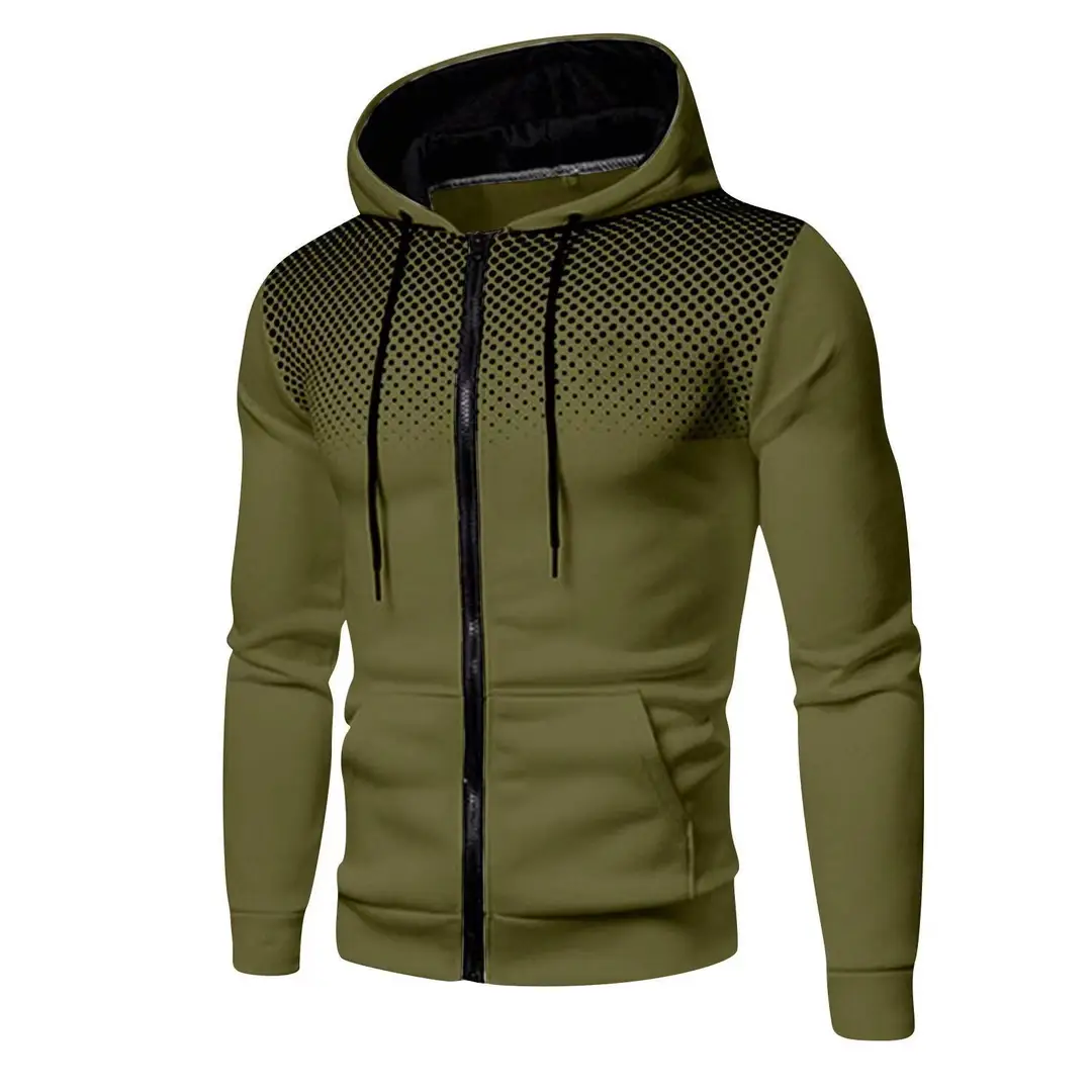 Men Navy Blue Hoodie with Mesh Design Winter Casual Jacket
