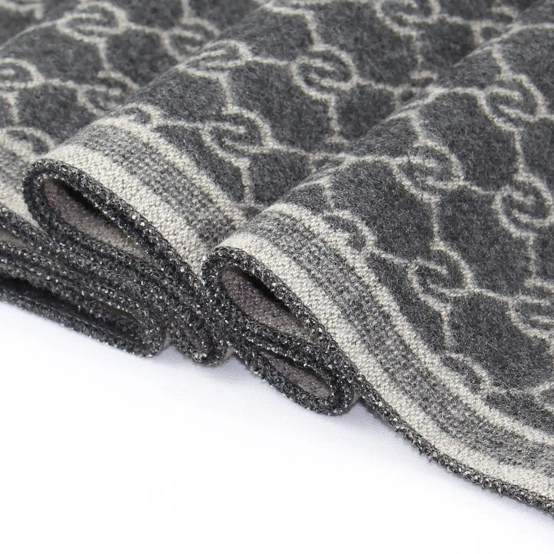 Men Imitation Cashmere Plaid Scarf Business Formal Warm