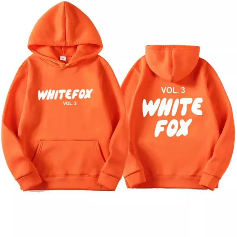 Women Black Hoodie White Fox Vol 3 Winter Sweater