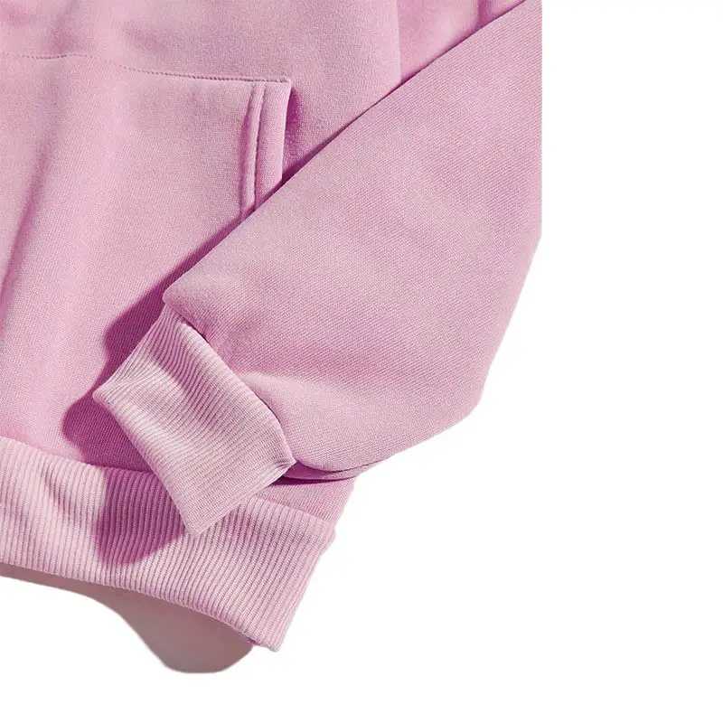 Women Pink Hoodie Do What Makes You Happy Dropped Shoulder XS-5XL