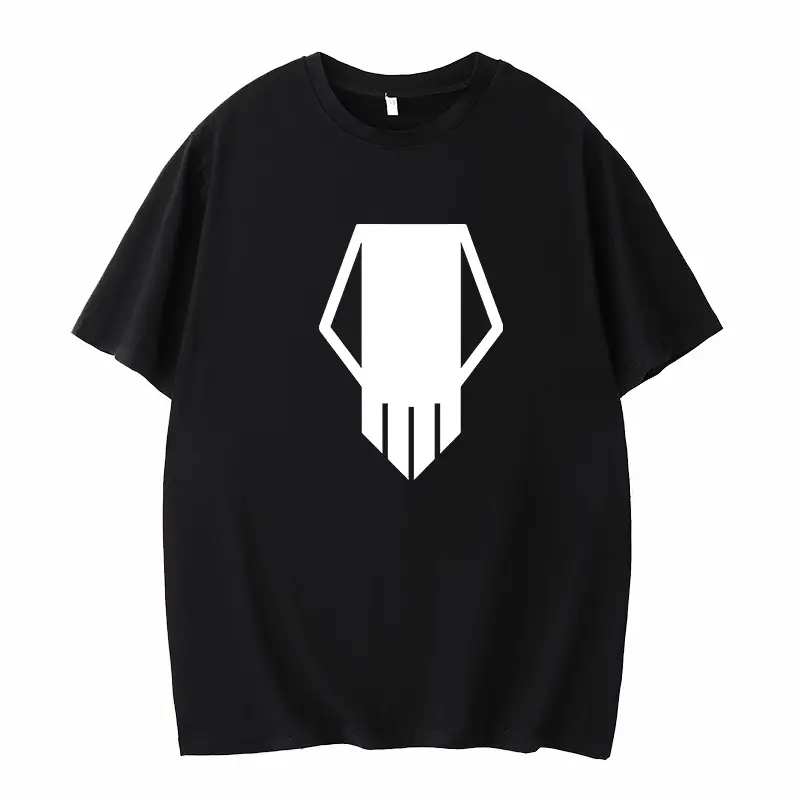 My Hero Academia T-Shirt Black Skull Design Plus Size Summer