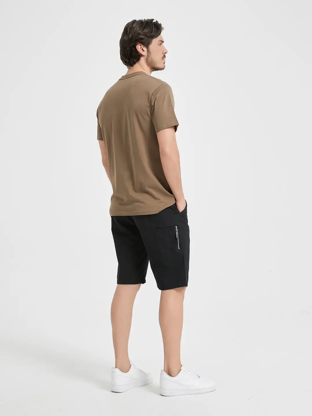 Men's Heavy Cotton T-Shirt Loose Fit White
