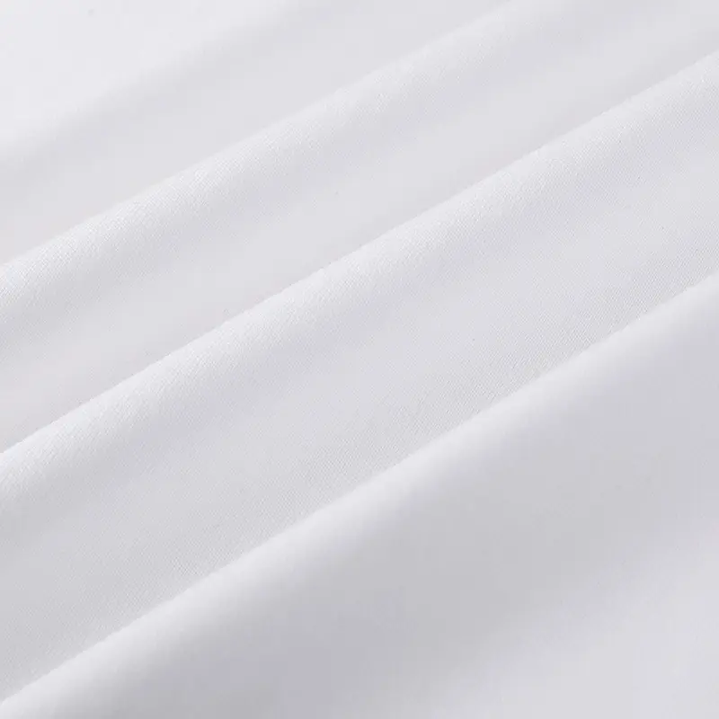 Men Short Sleeve Ice Silk Cotton T-Shirt Black