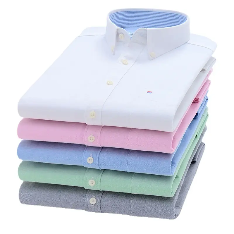 Oxford Cotton Shirts 6 Colors Button Down