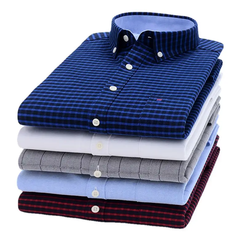 Oxford Cotton Shirts 6 Colors Button Down