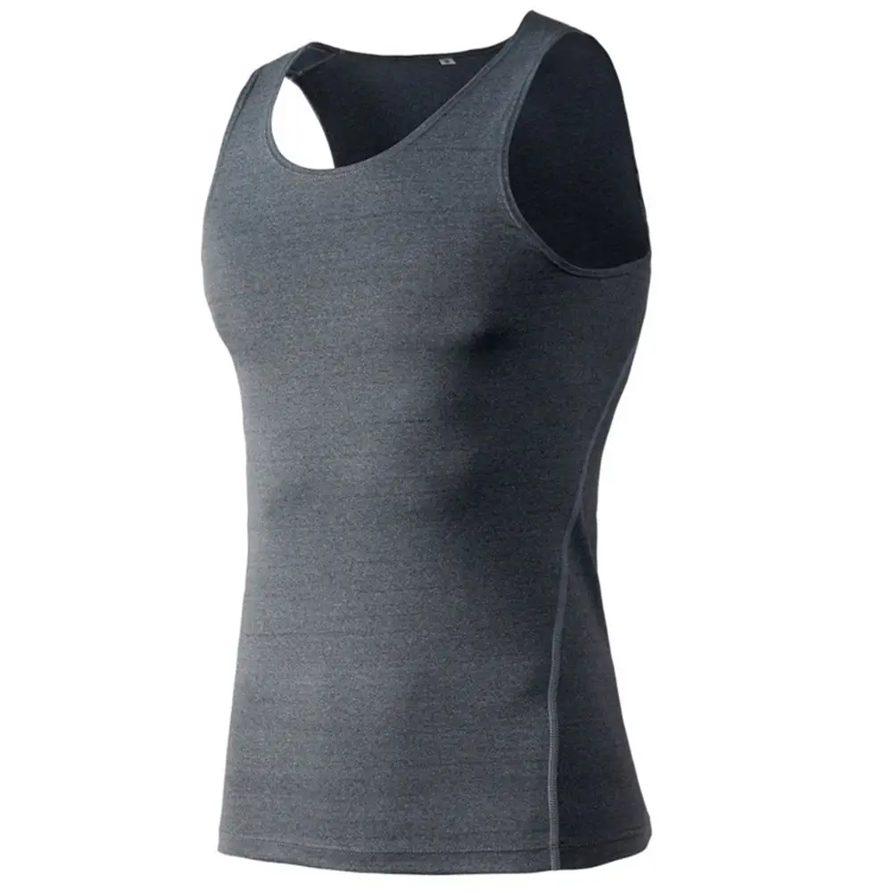 Men's Dry Training Vest White Tight Fit