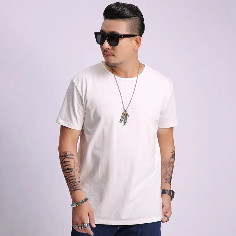 Men Black Loose Fit T-Shirt Casual Daily Wear