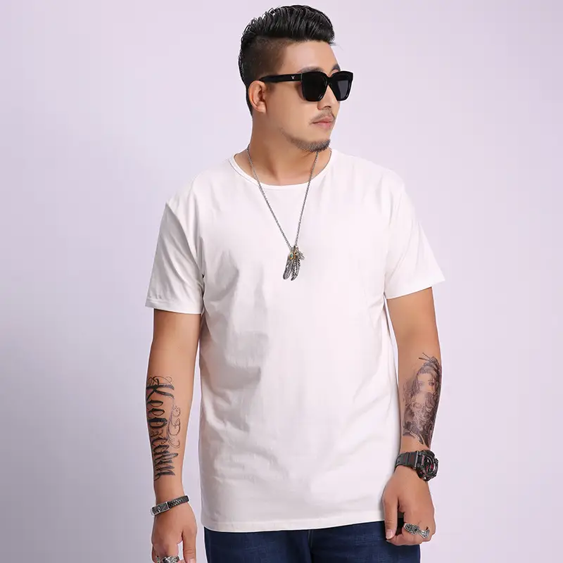 Men Black Loose Fit T-Shirt Casual Daily Wear