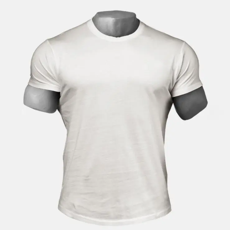 Men Slim Fit Cotton T-Shirt Round Neck Black