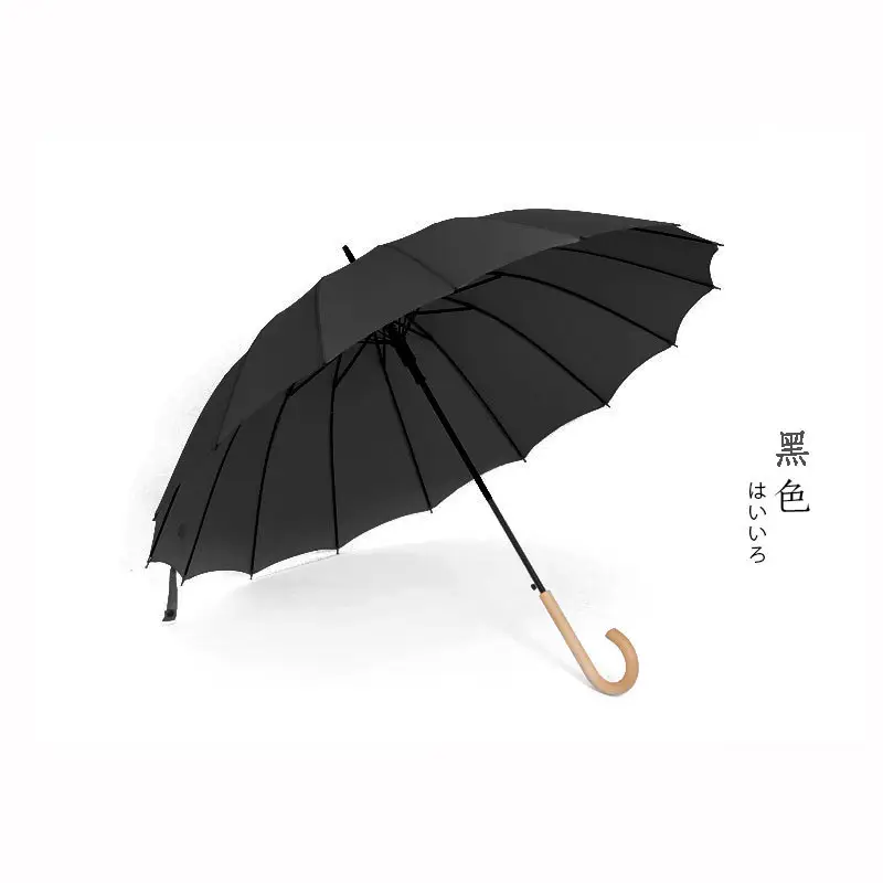 Automatic Long Handle Umbrella White Large Size