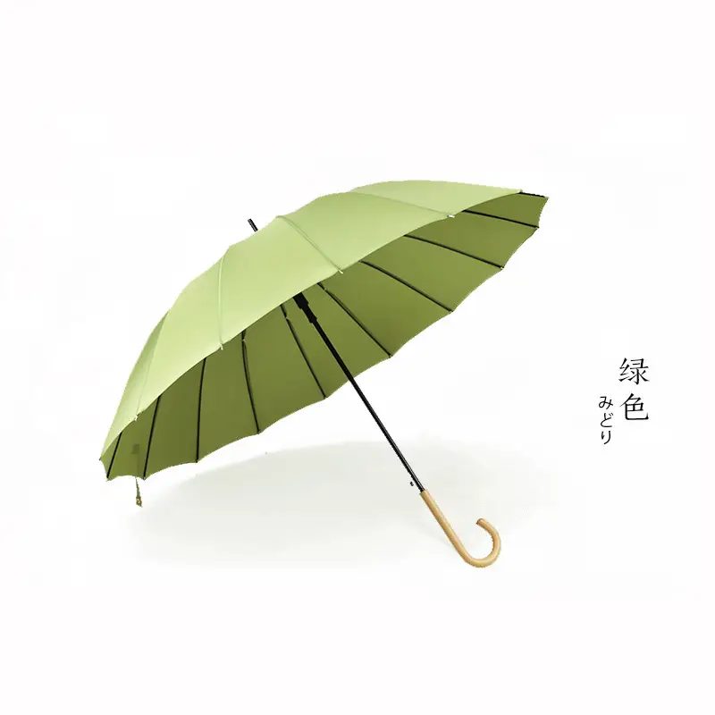 Automatic Long Handle Umbrella White Large Size