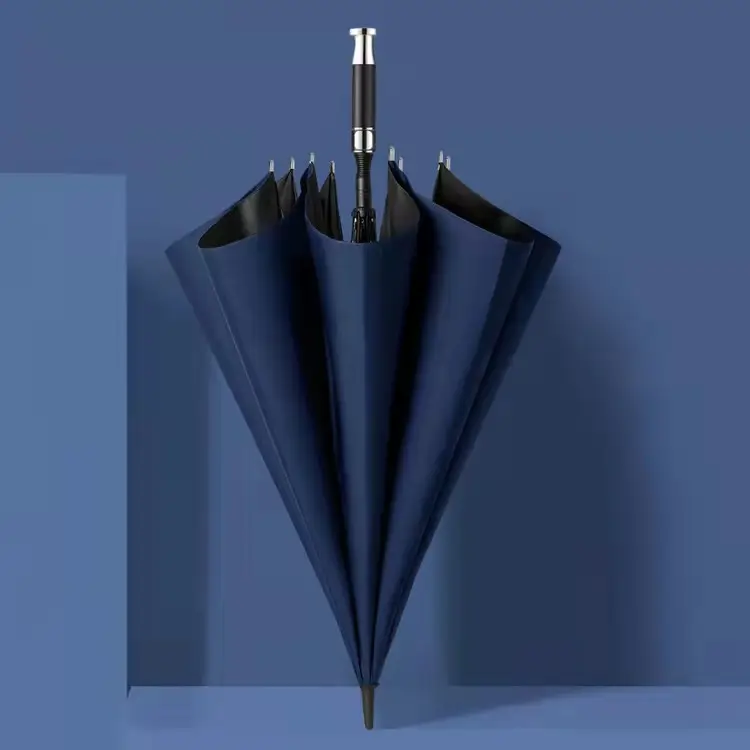 Stylish Black Long Handle Business Umbrella