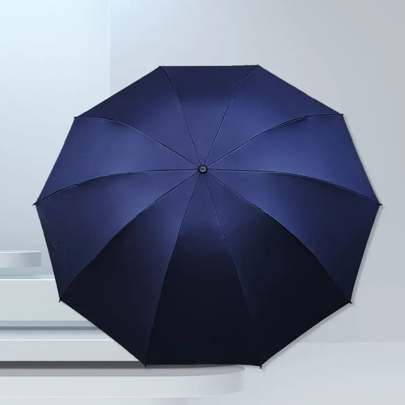 Business Style Black Tri-Fold Umbrella