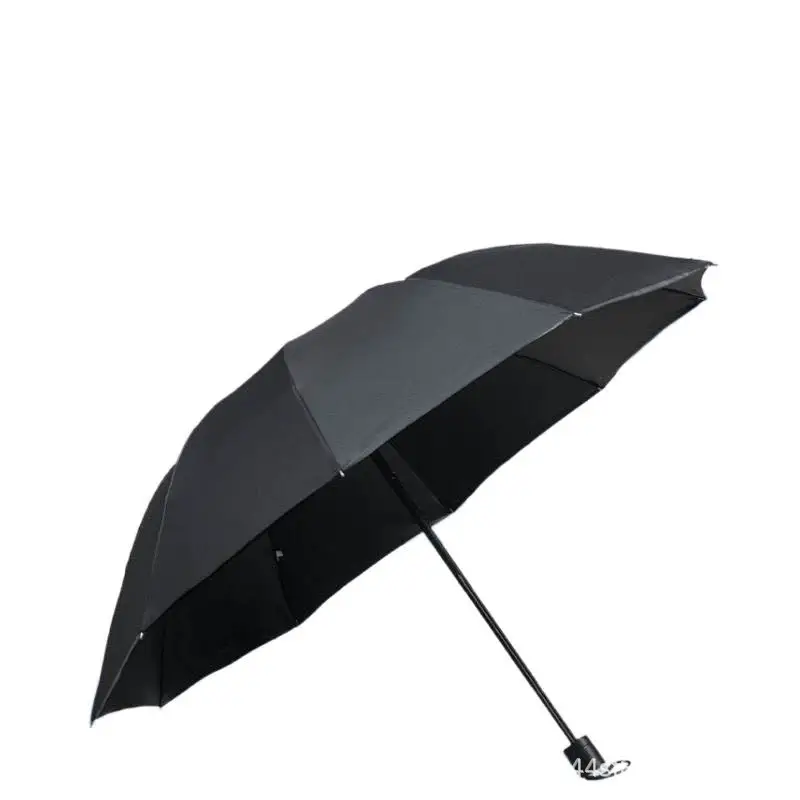 Business Style Black Tri-Fold Umbrella