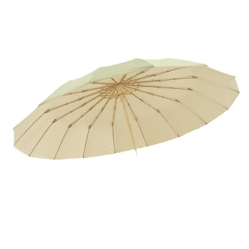 New Color Glue 16 Bone Sunshade Sun Umbrella Sunscreen UV Protection Women's Ins Folding Color Glue Dual-Use Upf50