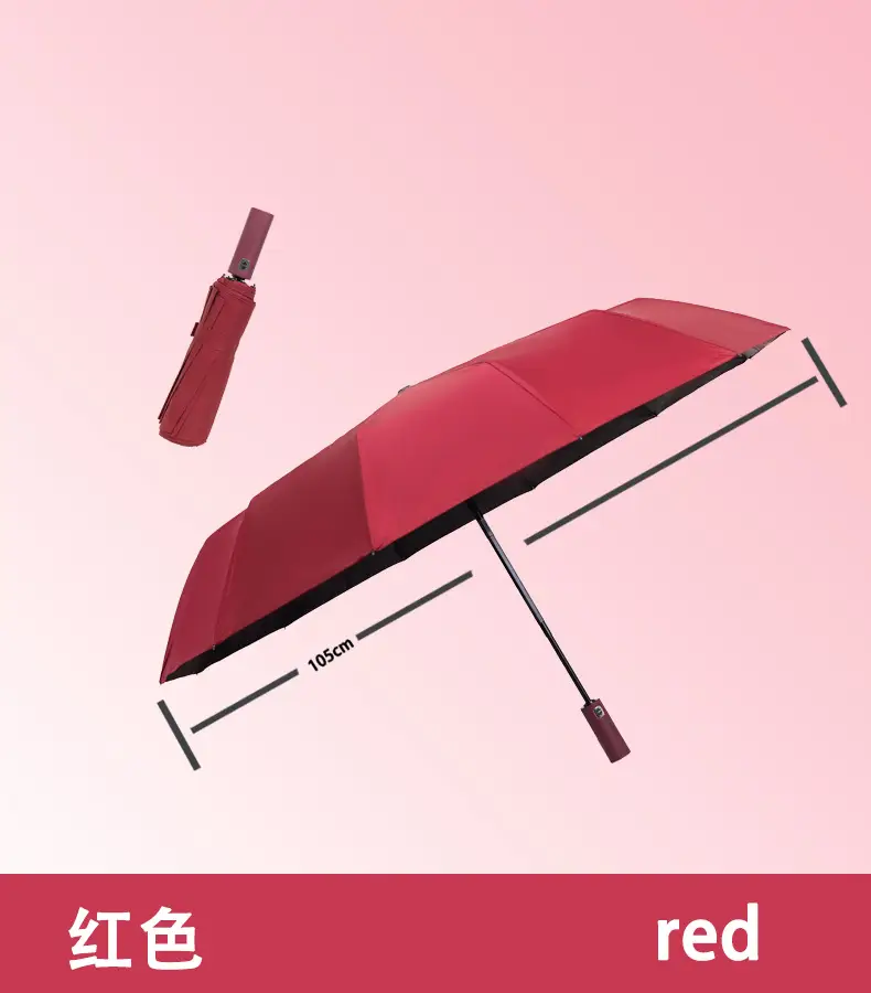 Fully Automatic Sun & Rain Umbrella UPF50+ 12 Bone