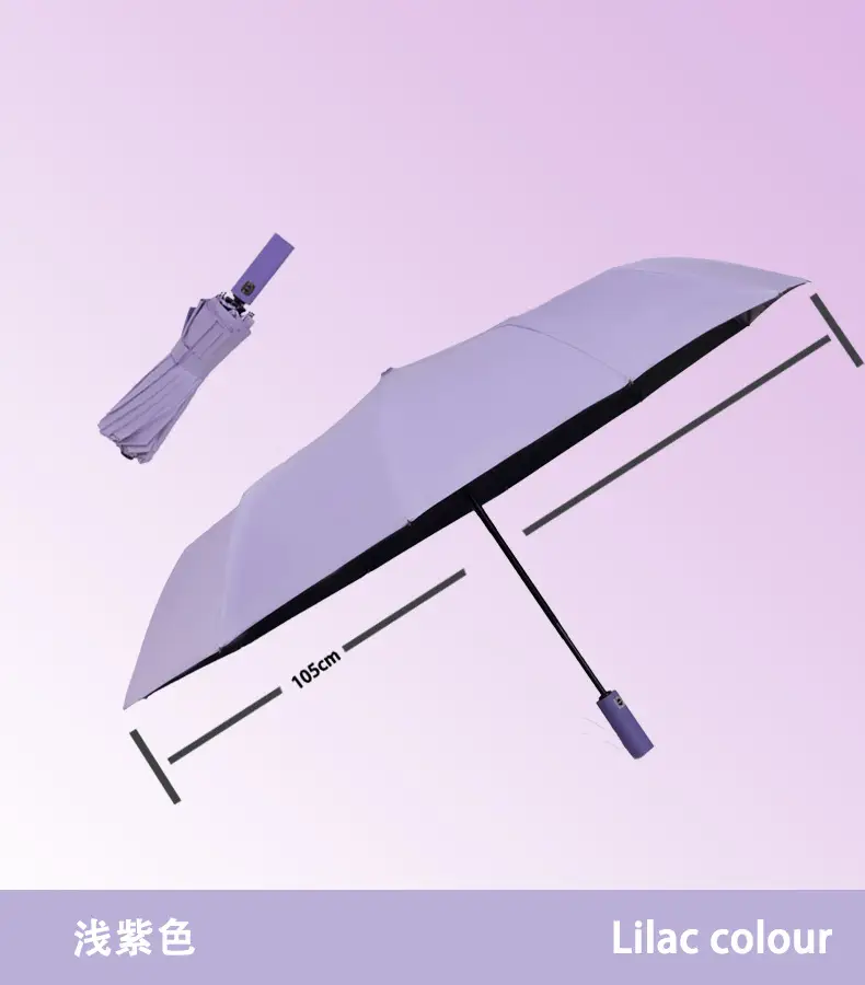 Fully Automatic Sun & Rain Umbrella UPF50+ 12 Bone