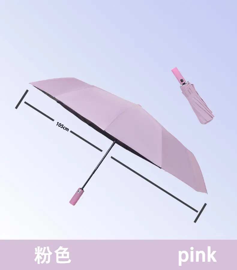 Fully Automatic Sun & Rain Umbrella UPF50+ 12 Bone