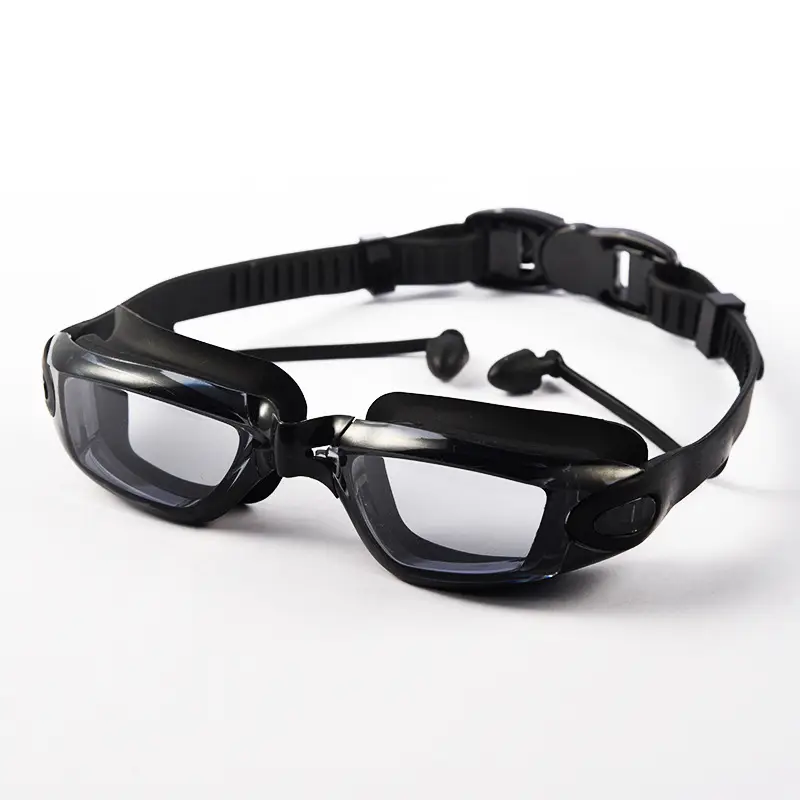 Adult Waterproof Anti-Fog Swimming Goggles Set