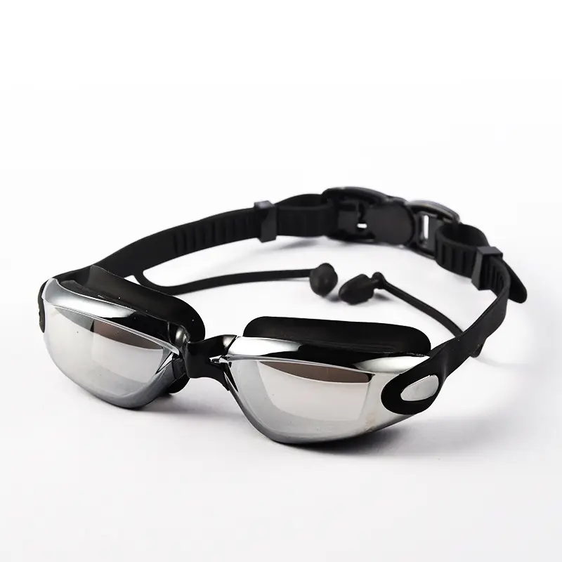 Adult Waterproof Anti-Fog Swimming Goggles Set
