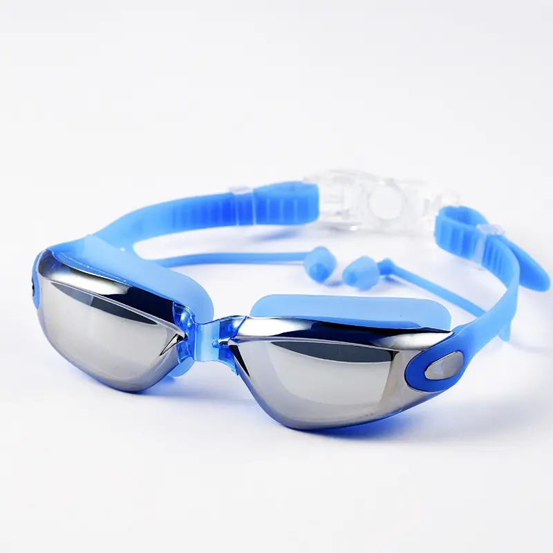 Adult Waterproof Anti-Fog Swimming Goggles Set
